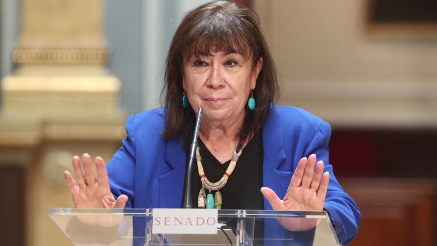 La presidenta del PSOE, Cristina Narbona,