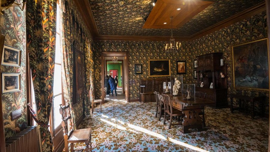 Una de las estancias de la casa de Víctor Hugo en la Plaza de Los Vosgos.