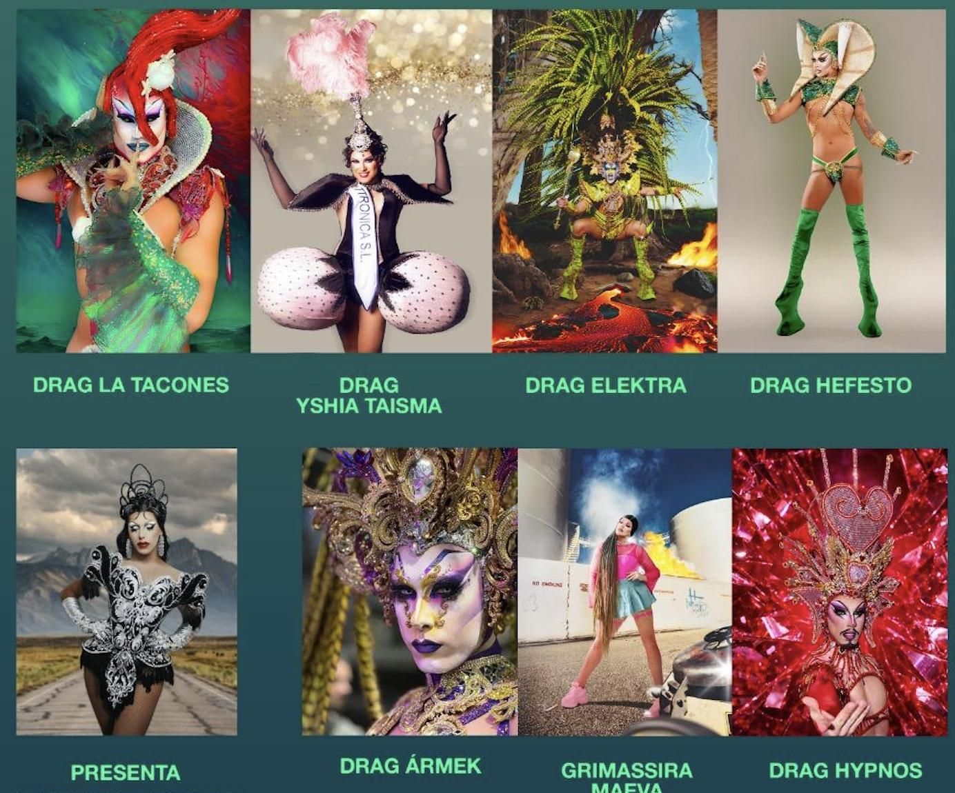 Imagen del cartel de la segunda edición de la 'Gala Drag Queen' del Carnaval de Los Llanos de Aridane.