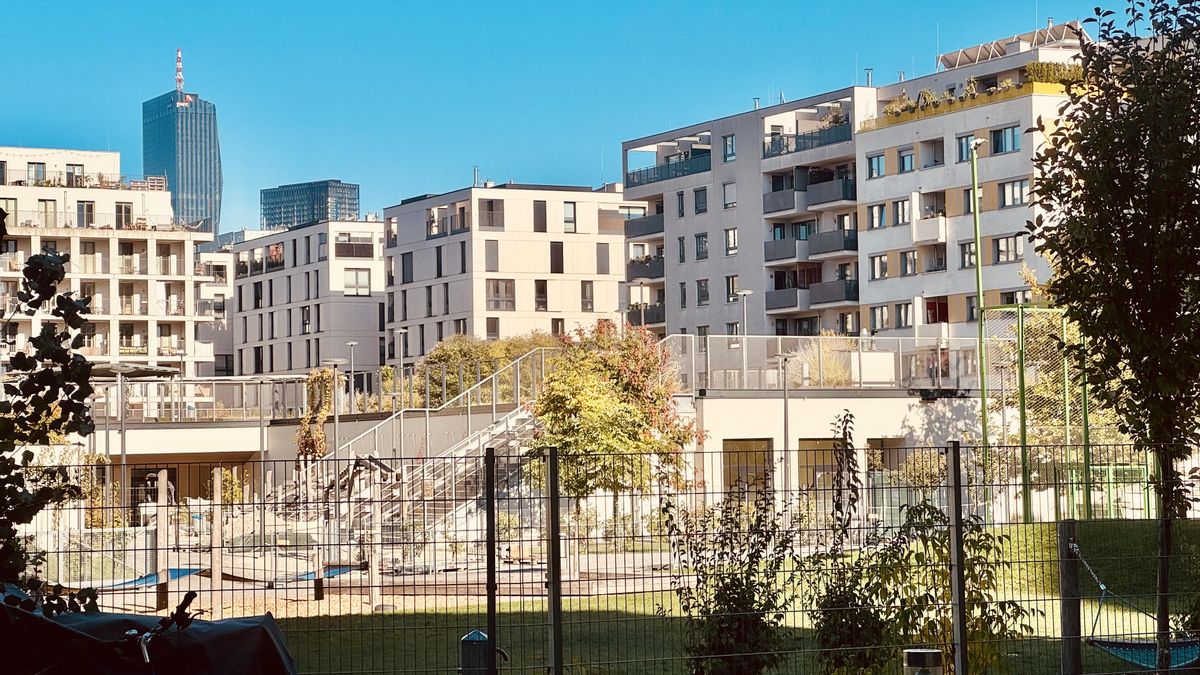 Promociones modernas de viviendas en Viena, en la zona de Nordbahnhof