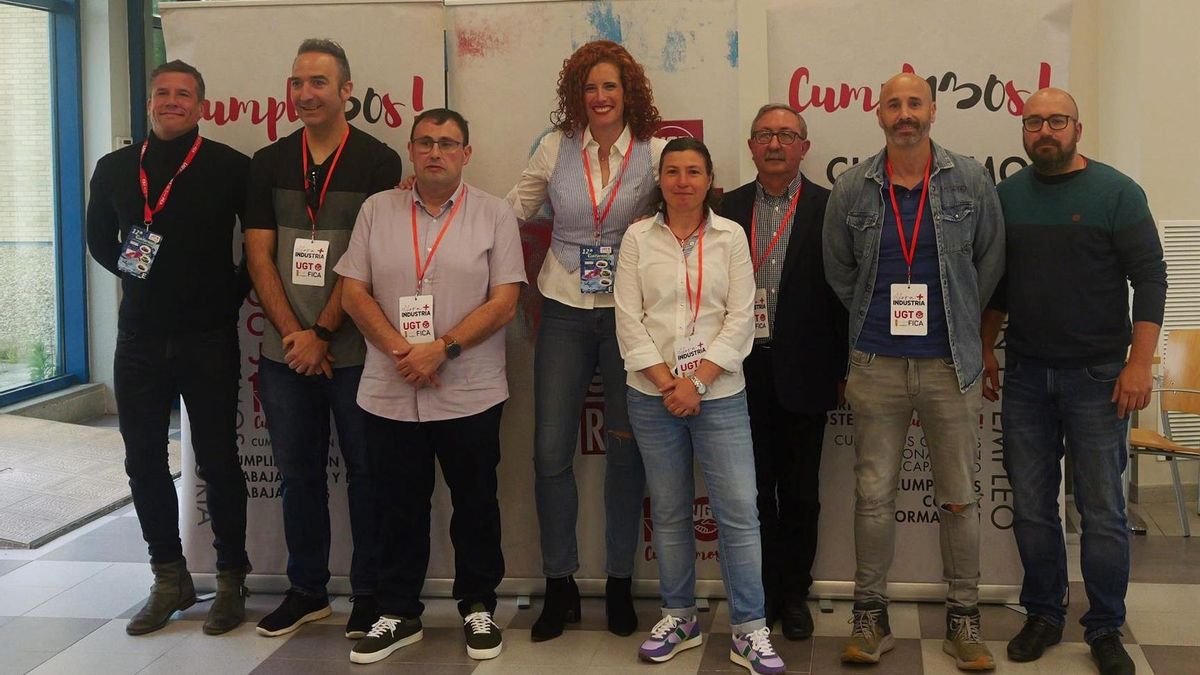 Sara Martín, secretaria general de UGT en Stellantis Figueruelas con el 97,56% de los votos.