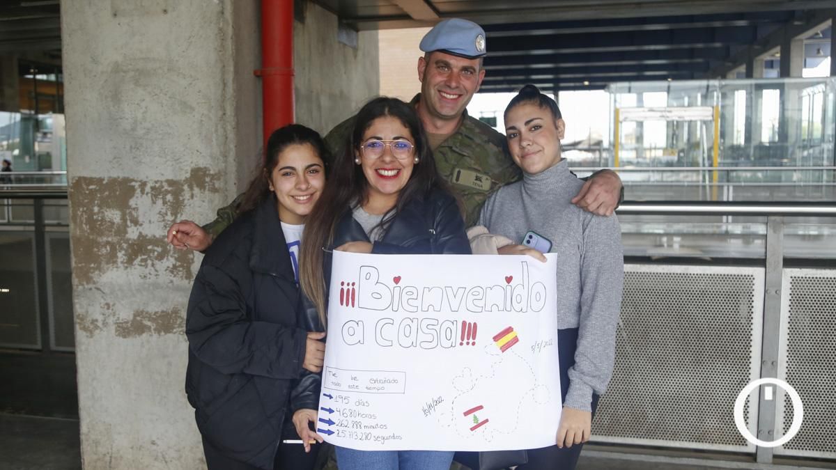 Llegada del Líbano de la Bri X a Córdoba