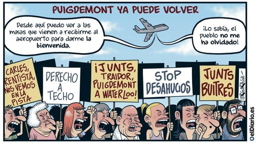 Puigdemont ya puede volver