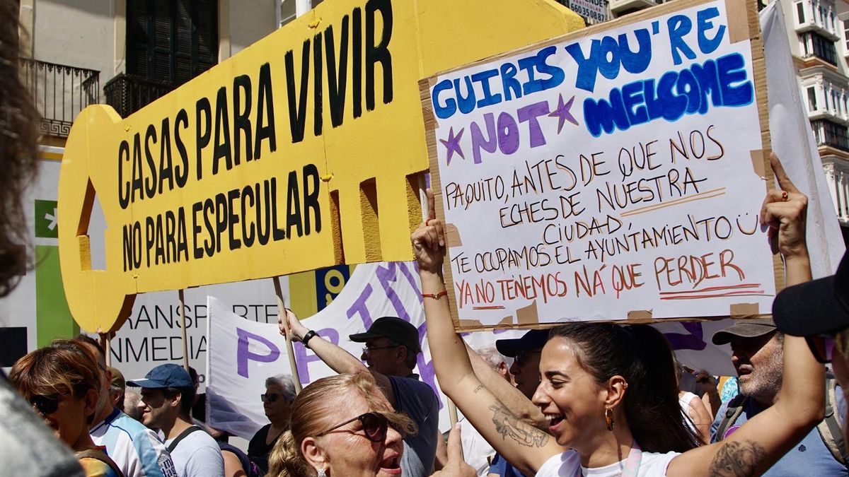 Manifestación del 27J por la vivienda en Málaga