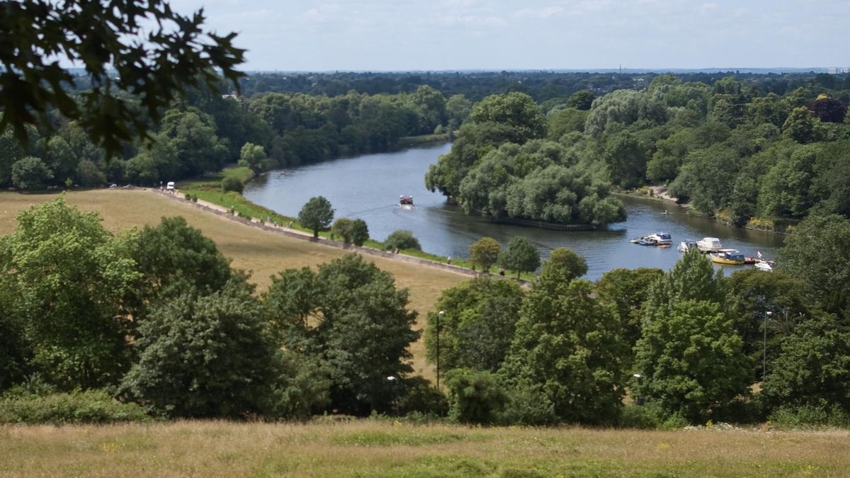 El Thames desde el mirador de Richmond Park.