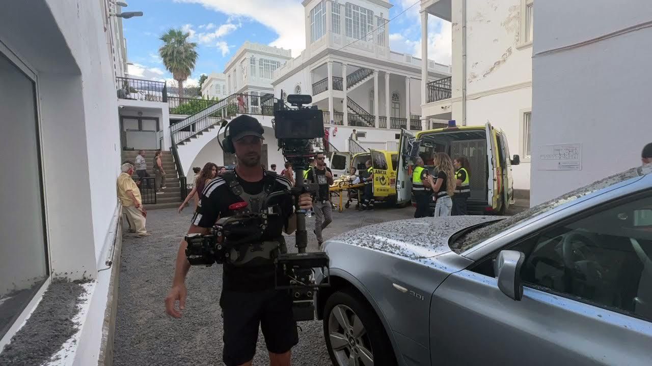 Rodaje en el Hospital de Dolores.