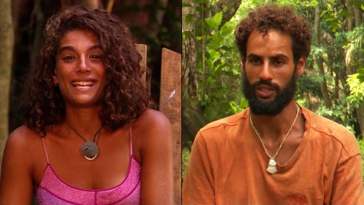 Alma Bollo y Asraf Beno, durante su paso por 'Supervivientes 2023'