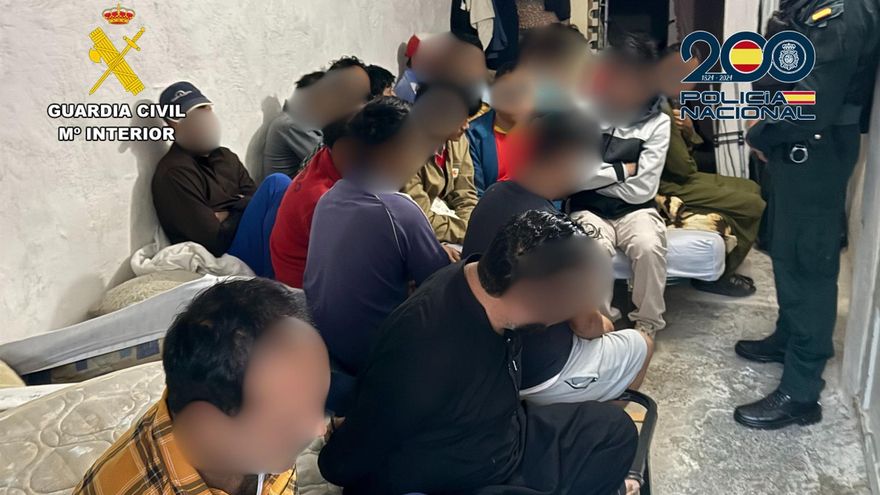 Falsas promesas laborales y 100 euros por dormir hacinados: liberadas 45 víctimas de explotación laboral en fincas agrícolas