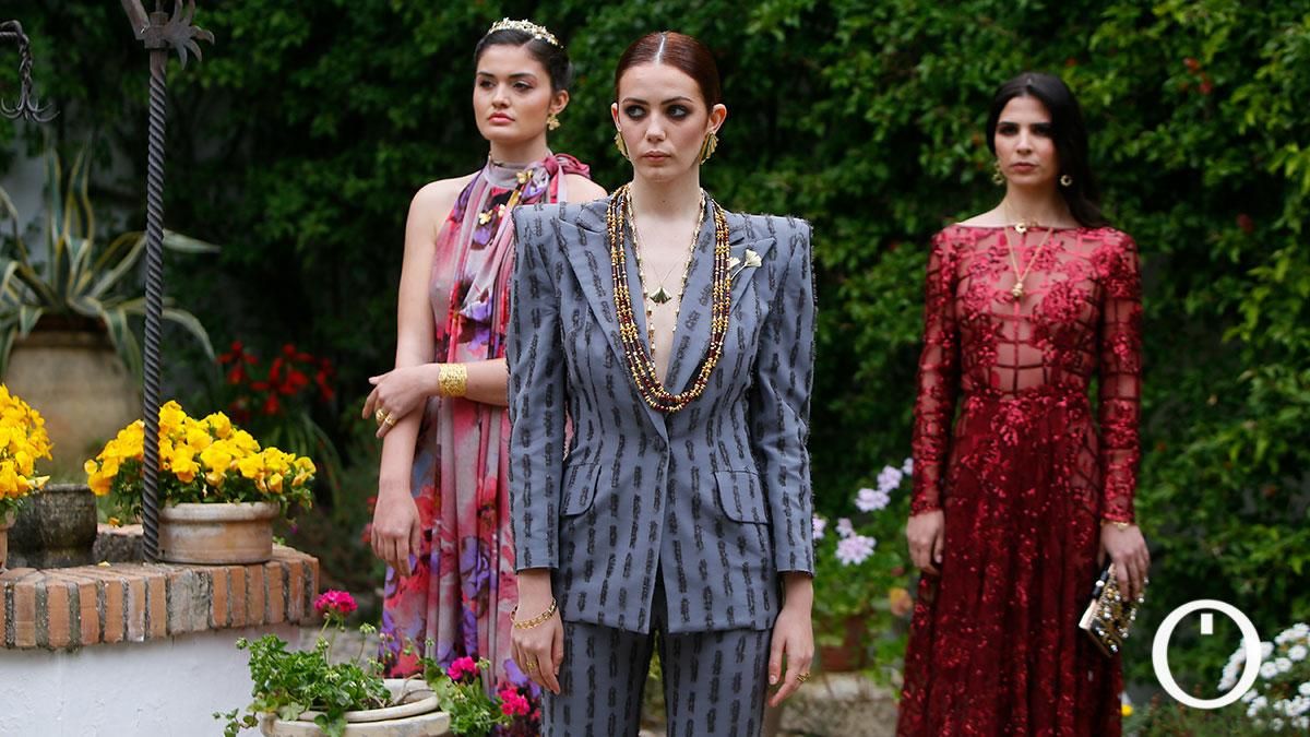 Viana acoge una sesión fotográfica de promoción de diseños cordobeses de moda y joyería