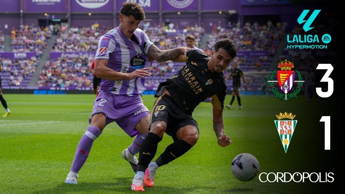 El Córdoba perpetra en Zorrilla un nuevo desastre (3-1)