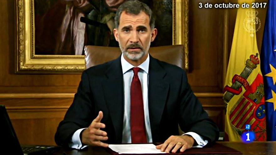 El discurso del 3 de octubre de Felipe VI en "Informe Semanal"