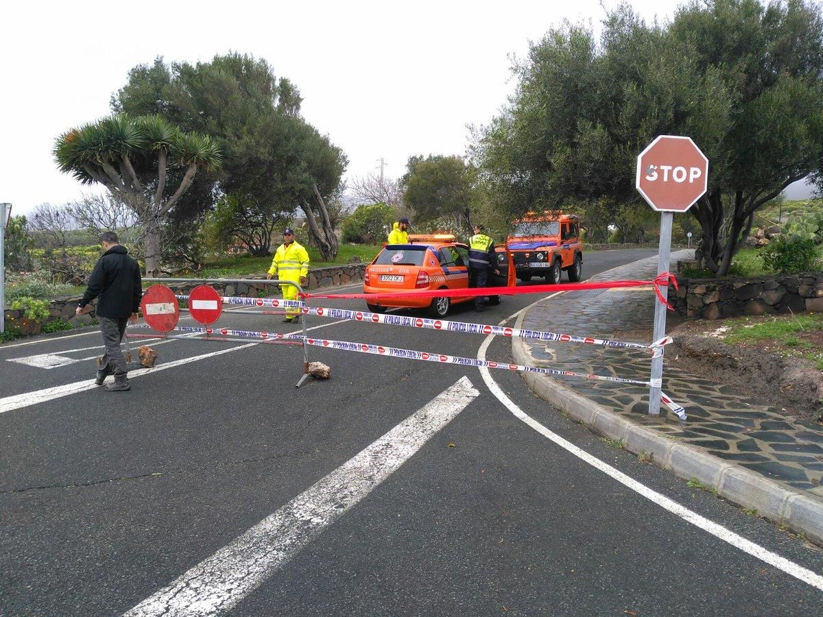 Cerrado el acceso a Guayadeque