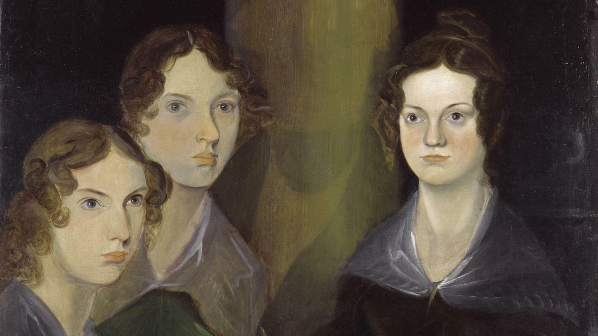 Las hermanas Brontë pintadas por su hermano Patrick Branwell Brontë.