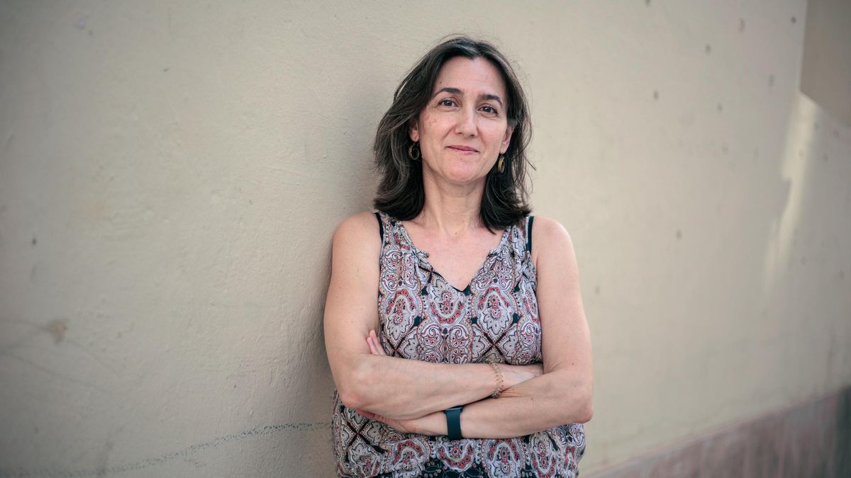 Lucía Martínez Garay, retratada en Valencia tras la entrevista