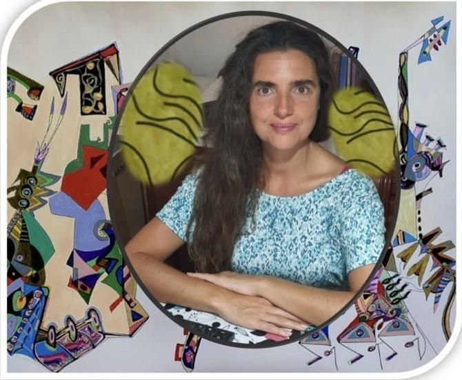 La artista Valkarze.