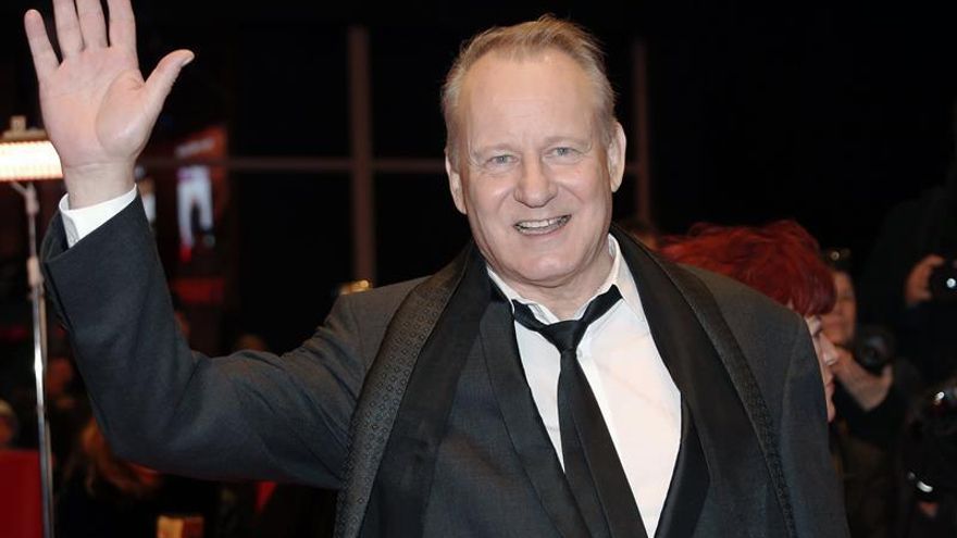 Fotografía tomada en febrero de 2017 en la que se registró al actor sueco Stellan Skarsgard, en Berlín (Alemania).