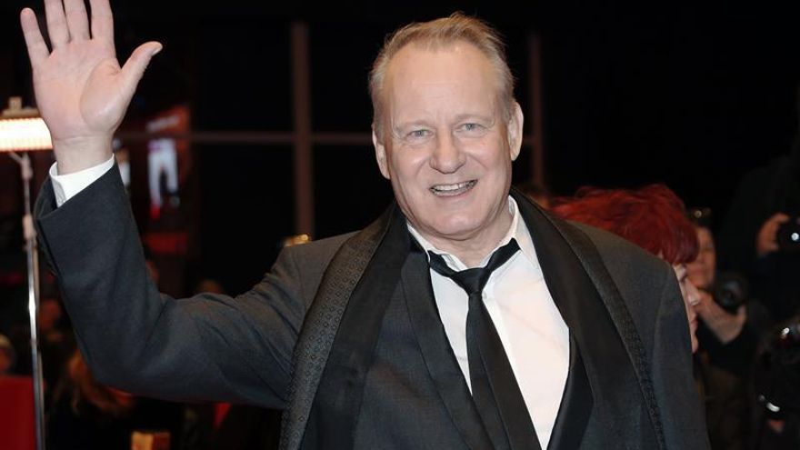 Fotografía tomada en febrero de 2017 en la  que se registró al actor sueco Stellan Skarsgard, en Berlín (Alemania).