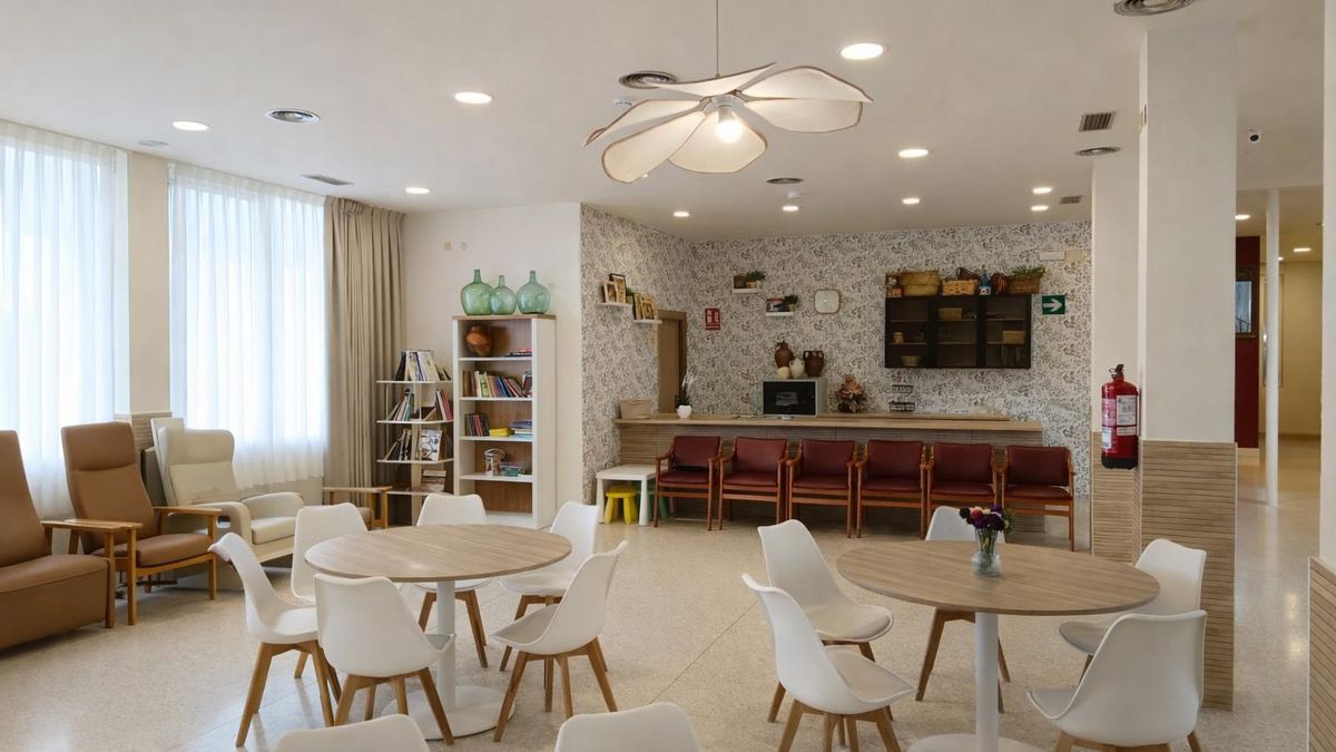 Salón del hogar de mayores La Villa de Quel de Gerontorioja