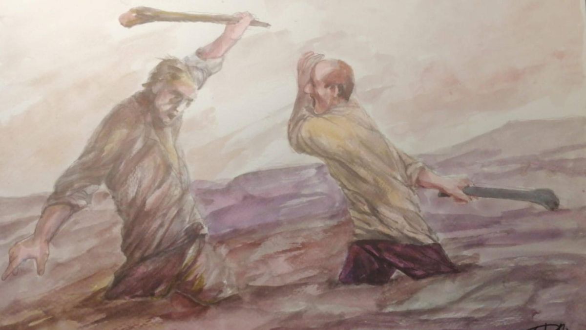 Un dibujo realizado por Pedro Moreno.