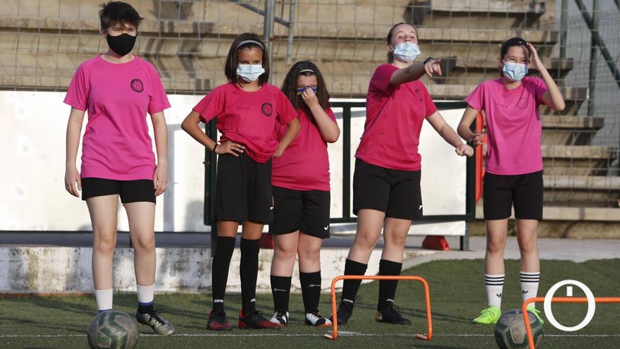 Entrenamiento del equipo Paquillo Moreno de Montilla