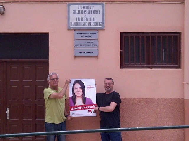 Miembros de IUC este domingo en Vallehermoso