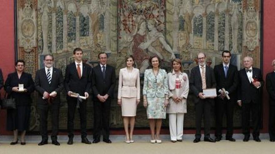 Juan Lázaro / ICAL foto de los premiados del Real Patronato de la discapacidad, junto a la Reinas Letizia y Sofía