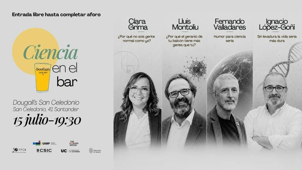 Cuatro divulgadores científicos españoles llevan la ciencia a un bar de Santander