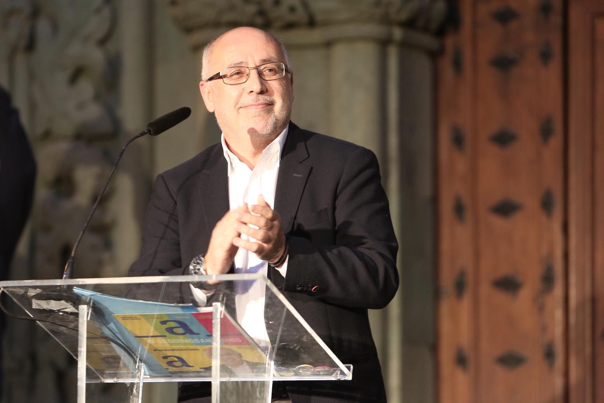 Presentación de la candidatura de Antonio Morales (NC) al Cabildo en Las Palmas de Gran Canaria.