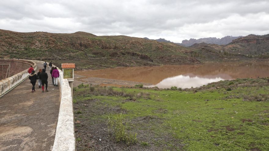Las presas de Gran Canaria tras el paso de la borrasca Filomena