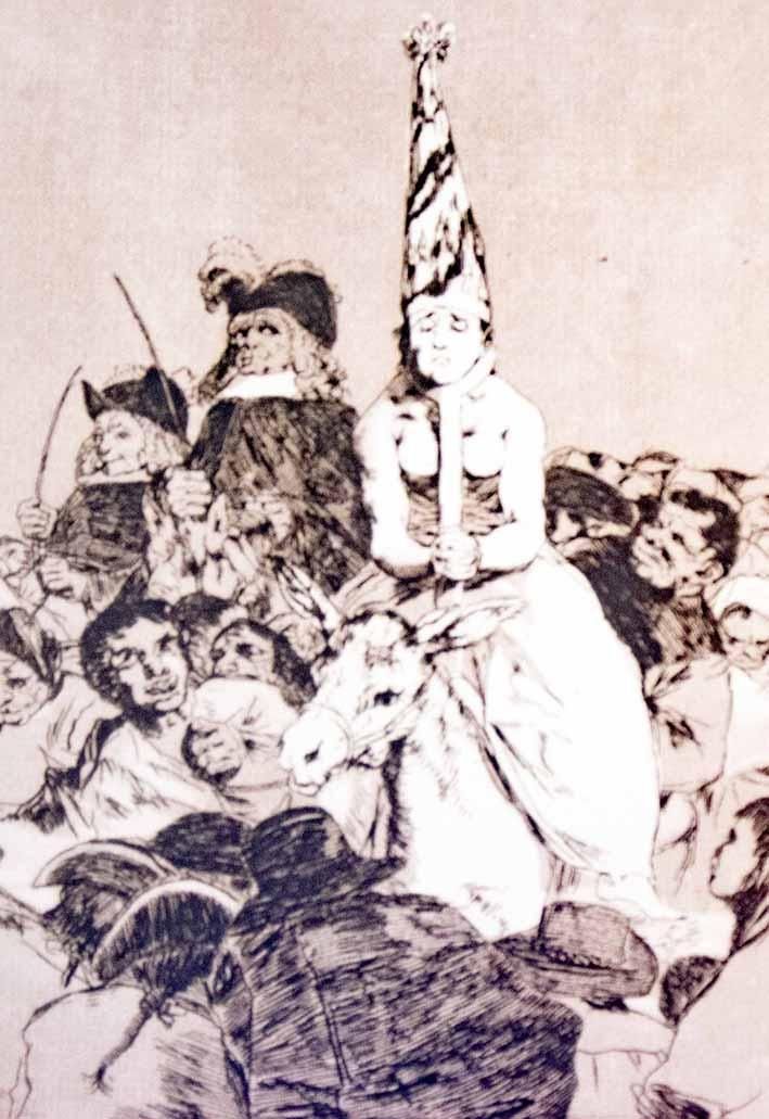 Recreación de una tortura y auto de fe de la Inquisición