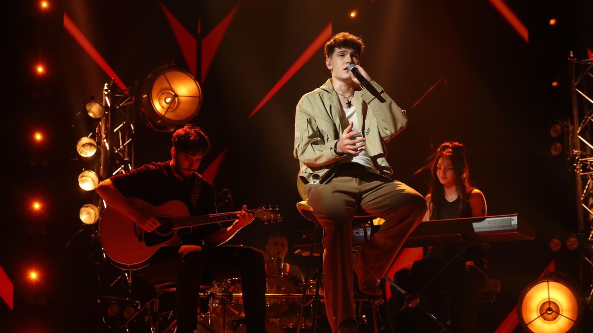 Crespo, durante una actuación en 'OT 2025'