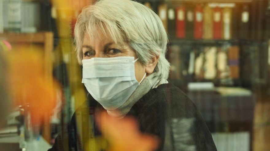 Marcia, la dueña de Ficciones durante la entrevista con elDiario.es