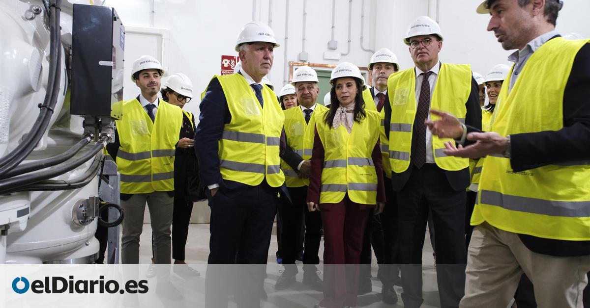 Un cable submarino de 145 millones une por primera vez las redes eléctricas de Tenerife y La Gomera