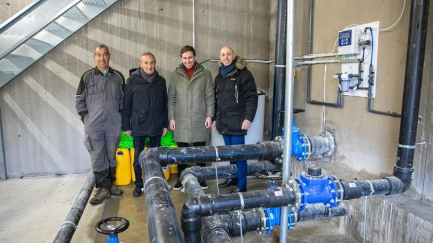 El nuevo depósito de Canales de la Sierra aumenta un 275% la capacidad de abastecimiento de agua potable