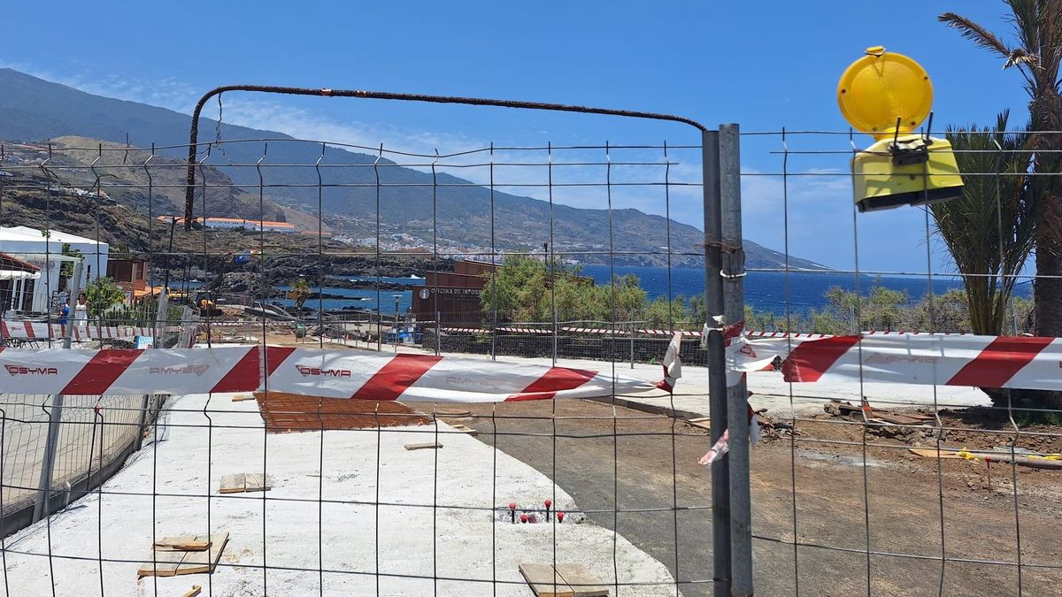 Obras en  Los Cancajos. Foto: PSOE