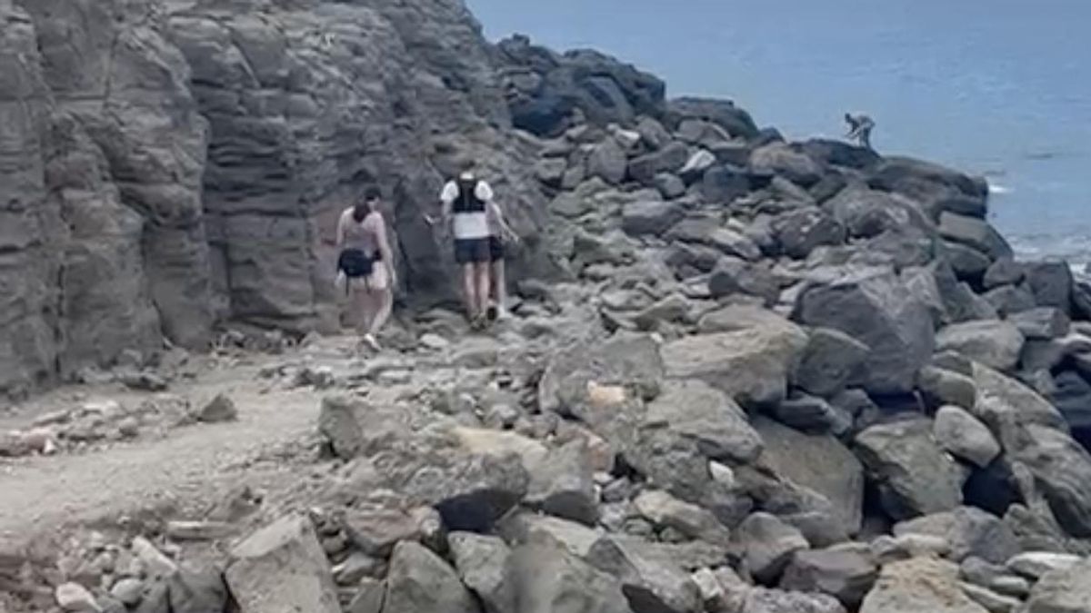 Alarma en Mogán por el riesgo de nuevos desprendimientos en caminos y carreteras tras la borrasca Therese