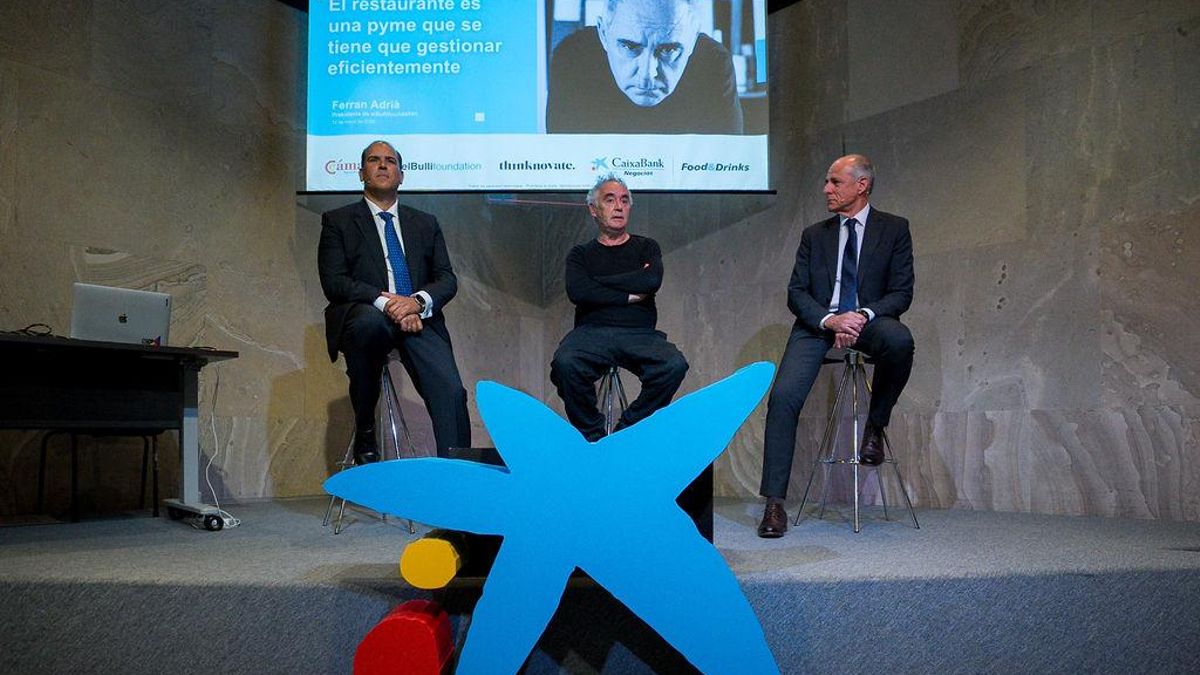 Presentación del ‘Curso intensivo de gestión en restauración qie impartirá en Tenerife el equipo de elBullifoundation, liderado por su presidente, Ferran Adrià.