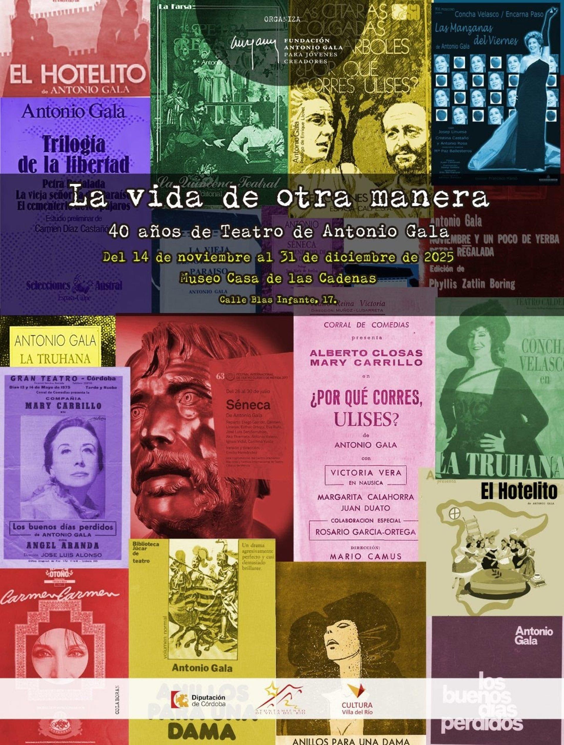 Cartel de la exposición 'La vida de otra manera'