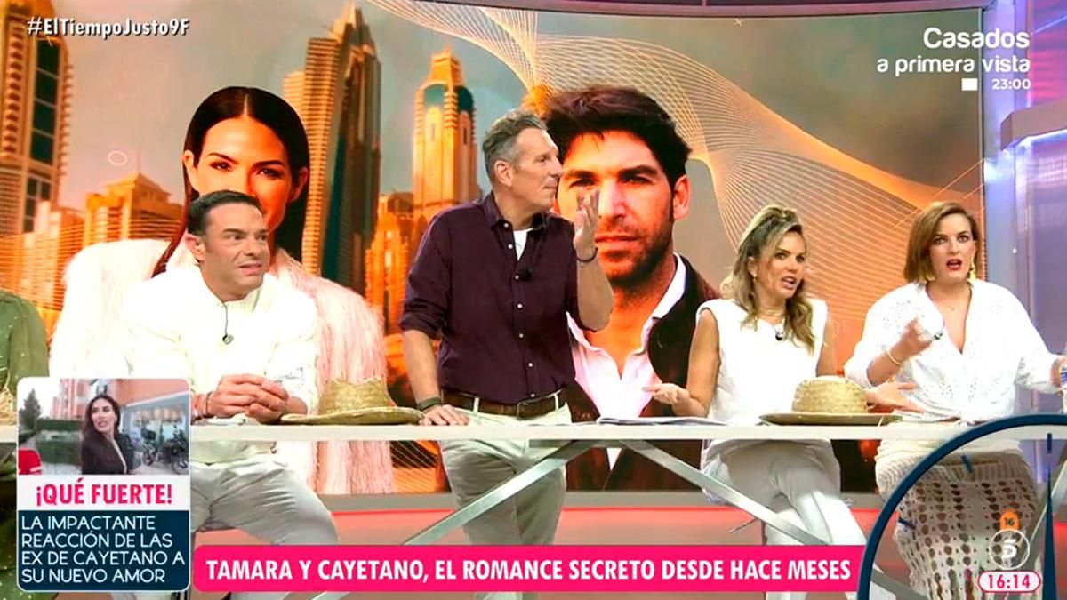 Antonio Rossi, Joaquín Prat, Marta López y Leticia Requejo, en 'El tiempo justo'