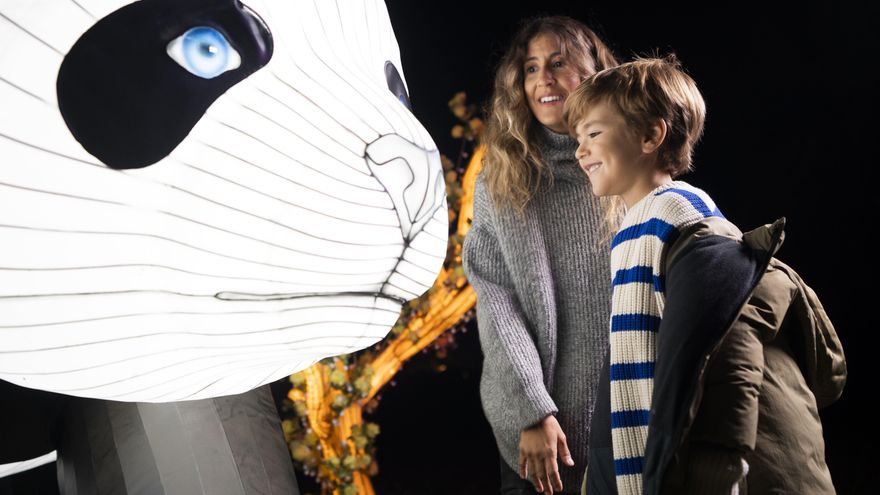 Más de 500 figuras gigantes de animales iluminan Madrid estas navidades