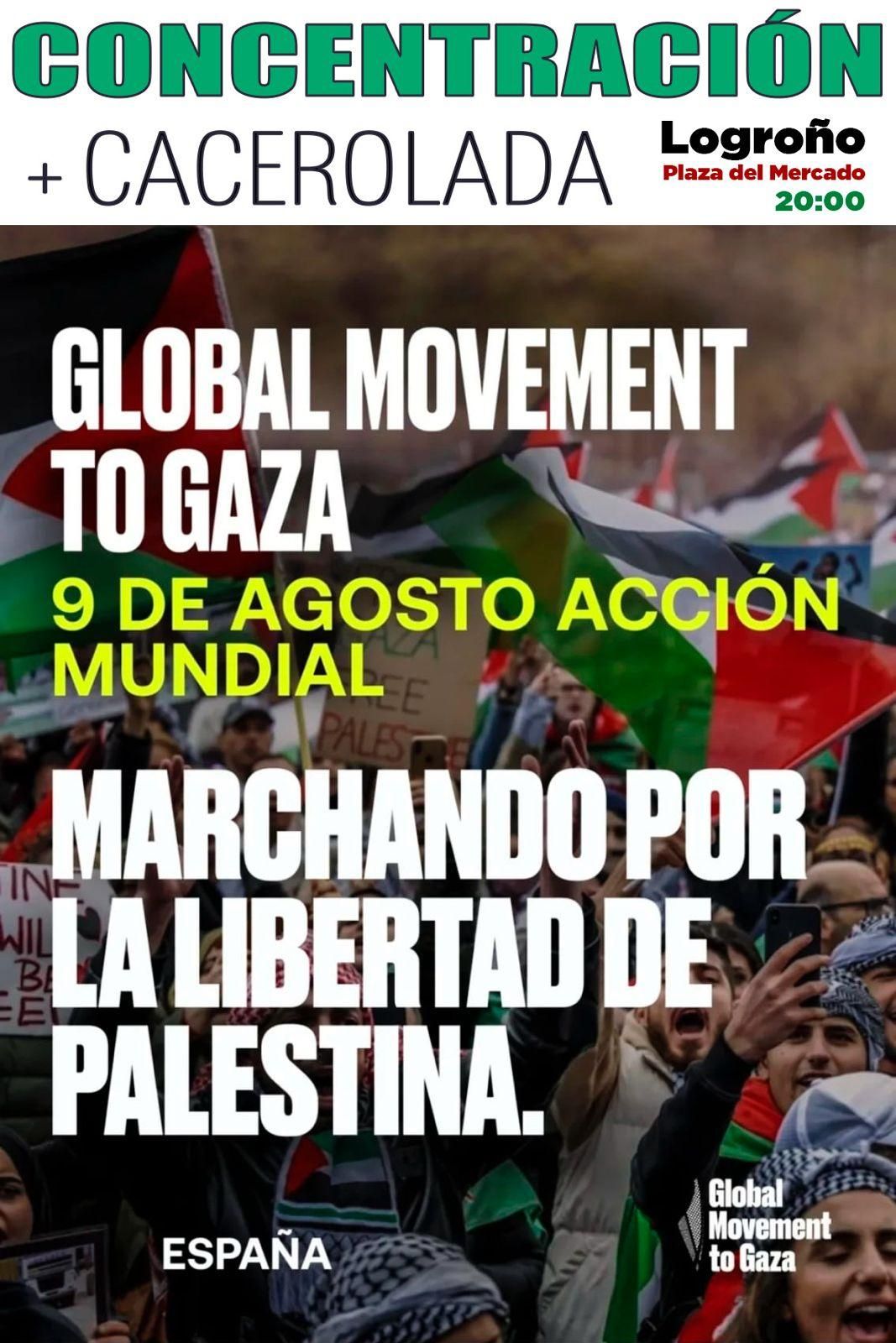 Cacerolada mundial para denunciar el genocidio en Gaza