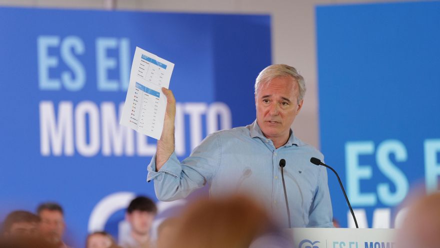 Azcón descarta la convocatoria electoral en Aragón e inicia una nueva ronda de contactos