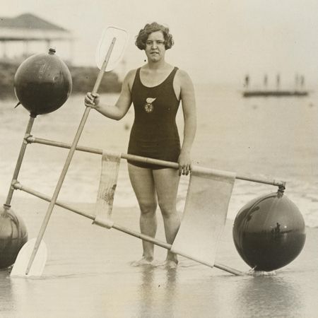 Gertrude Ederle en una fotografía de archivo.