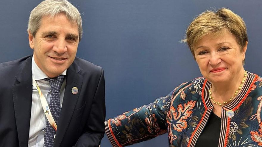Caputo se reunió con Georgieva y la elogió en redes: "La mejor directora general del FMI de todos los tiempos"