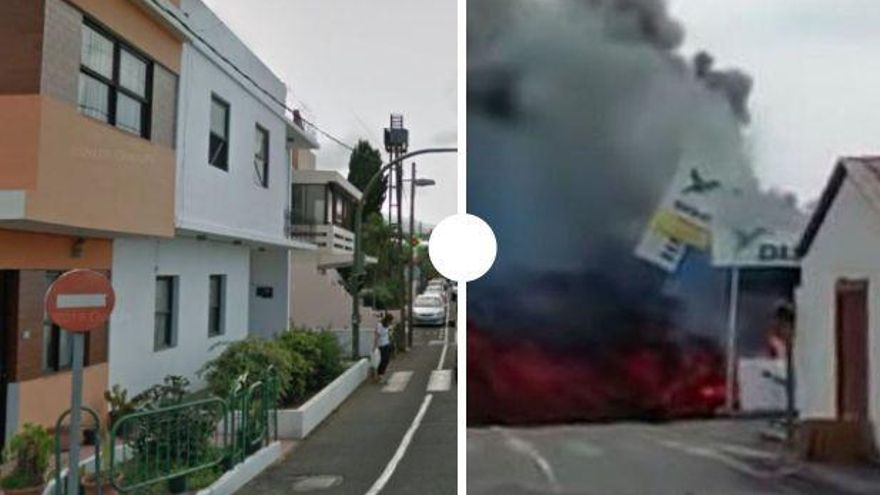 Cinco fotos de La Palma antes y después de la erupción de Cumbre Vieja