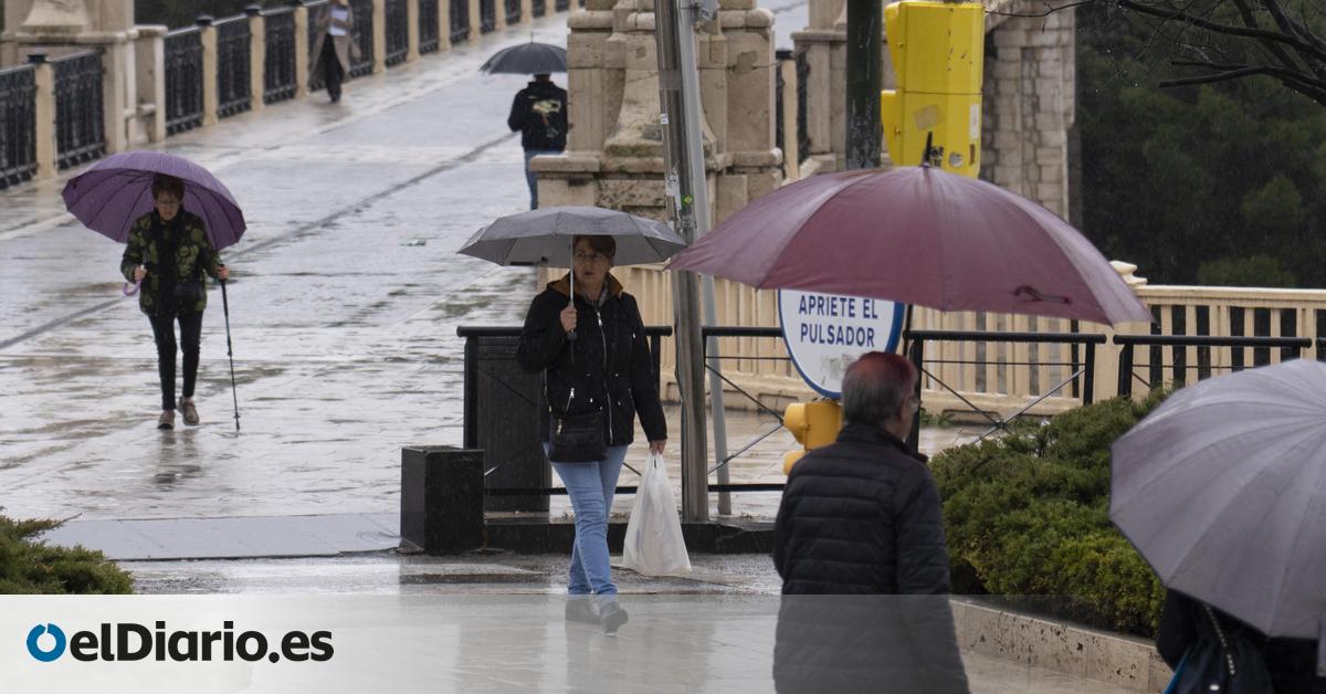 Las lluvias empañan el viernes en el extremo norte peninsular y seguirán durante el fin de semana