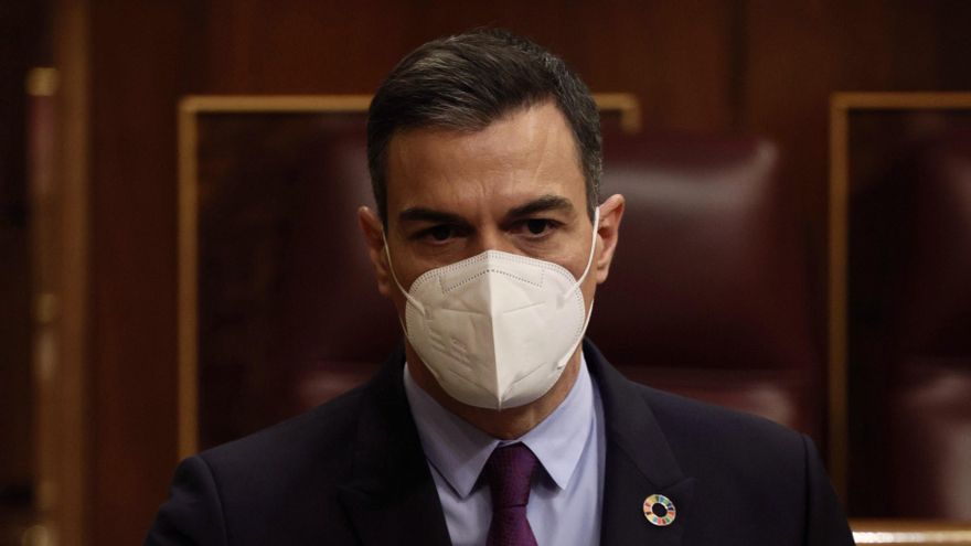 El presidente del Gobierno, Pedro Sánchez, interviene en la sesión de control al Gobierno en el Congreso.