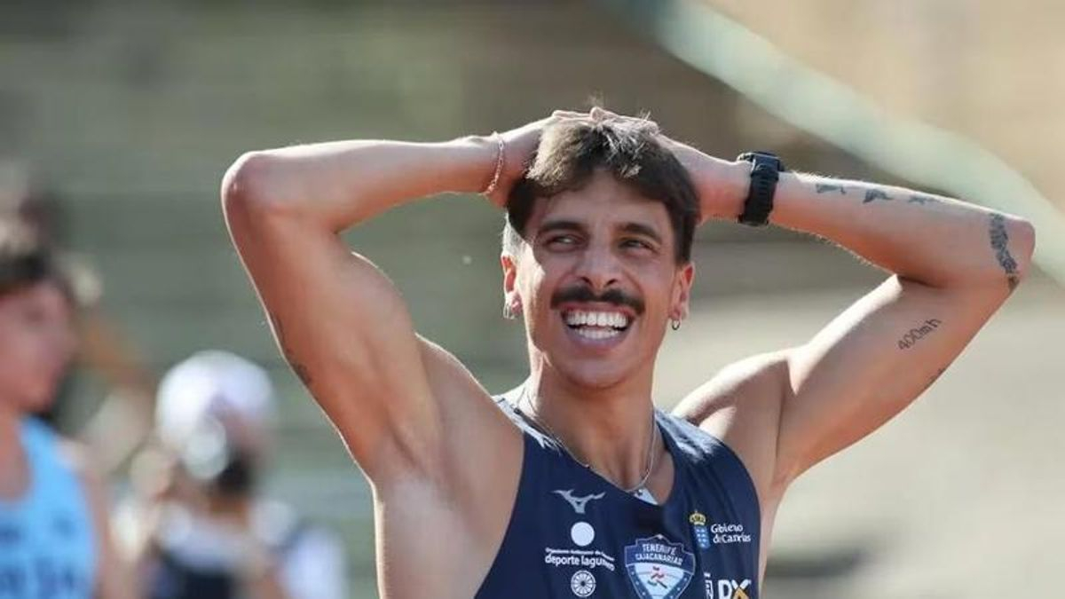 El canario Jesús David Delgado revalida el título de 400 metros vallas