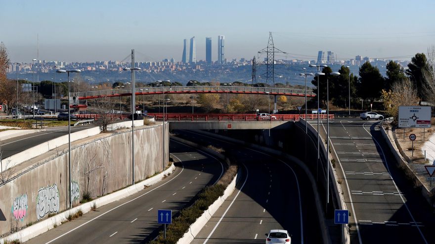 Madrid, epicentro de la contaminación por ozono 'malo' que baja en el resto de España