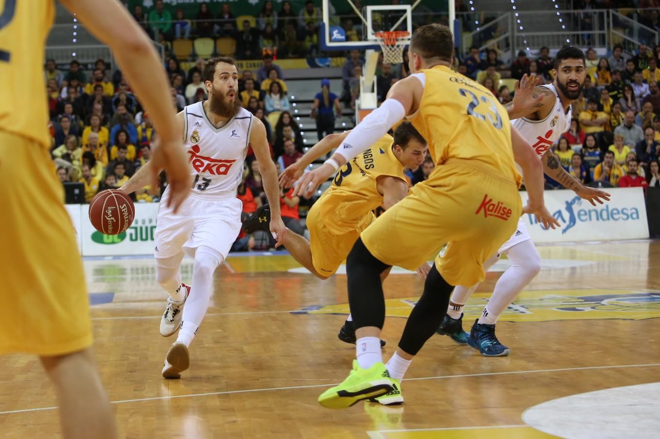 Partido entre el Herbalife Gran Canaria y el Real Madrid. (Alejandro Ramos).